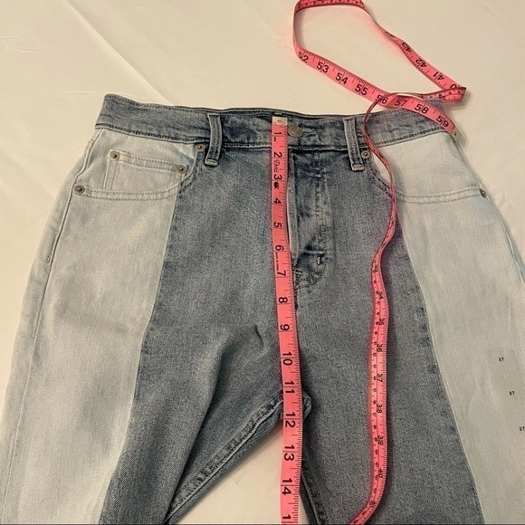 GAP Super High Rise Straight Crop Light Indigo Jeans Size 27 - Picture 4 of 4